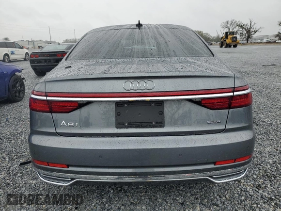 2019 Audi A8 L with VIN WAU8DAF88KN019828, listed as a Copart auction lot 88327945 with 27,307 mi miles and Non Repairable. Bid and sale history available at carsss.com. Image 6.