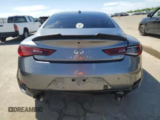 2018 Infiniti Q60 Luxe with VIN JN1EV7EL2JM390826, listed as a Copart auction lot 52806915 with 99,400 mi miles and Salvage title. Bid and sale history available at DreamBid. Image 6.