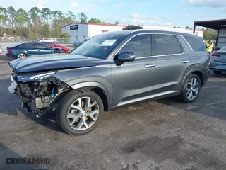 2021 Hyundai Palisade Limited with VIN KM8R54HE2MU257106, listed as a IAAI auction lot 41790977 with 64,777 mi miles. Bid and sale history available at carsss.com. Image 17.