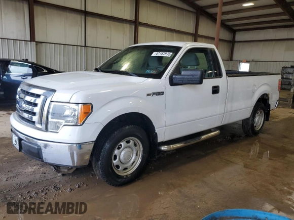 2011 Ford F-150 XL with VIN 1FTNF1CF0BKD36006, listed as a Copart auction lot 47187975 with 141,090 mi miles and Salvage Title. Bid and sale history available at DreamBid. Image 1.
