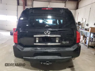 2010 Infiniti QX56 with VIN 5N3ZA0NE9AN905045, listed as a Copart auction lot 41465984 with 144,234 mi miles and Salvage Title. Bid and sale history available at carsss.com. Image 6.