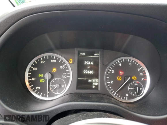 2016 Mercedes-Benz Metris Cargo with VIN WD3PG2EA1G3099809, listed as a Copart auction lot 56832815 with 99,440 mi miles and Salvage title. Bid and sale history available at DreamBid. Image 9.