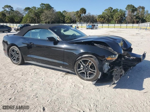 2020 Ford Mustang EcoBoost with VIN 1FATP8UH6L5107994, listed as a Copart auction lot 44907785 with 55,132 mi miles and Salvage Title. Bid and sale history available at carsss.com. Image 4.