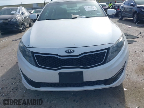2013 Kia Optima SX with VIN 5XXGR4A62DG233168, listed as a IAAI auction lot 41820220 with 153,526 mi miles. Bid and sale history available at carsss.com. Image 12.
