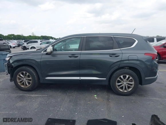 2019 Hyundai Santa Fe SE with VIN 5NMS23AD1KH067456, listed as a IAAI auction lot 41867362 with 105,236 mi miles. Bid and sale history available at carsss.com. Image 15.