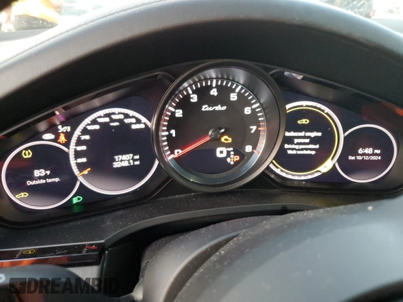 2022 Porsche Cayenne Turbo с VIN WP1AF2AY6NDA44294, выставлен на аукционе Copart как лот 74541834 с пробегом 17 407 миль миль и На запчасти • Non repairable. История ставок и продаж доступна на DreamBid. Изображение 9.