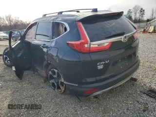 2018 Honda CR-V Touring with VIN 7FARW1H92JE022765, listed as a Copart auction lot 48427265 with 105,246 mi miles and Salvage Title. Bid and sale history available at carsss.com. Image 2.