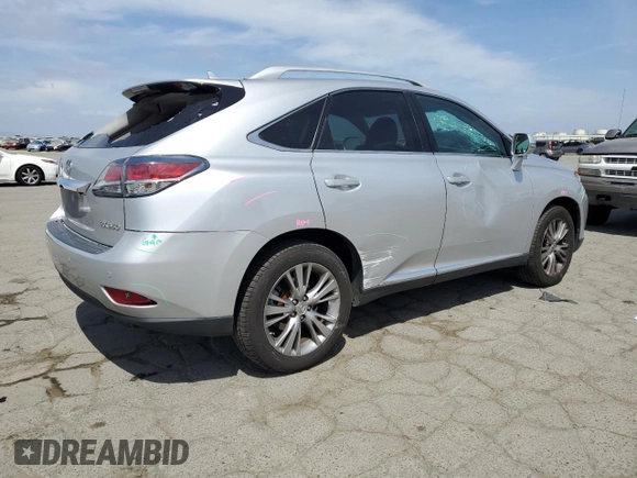 2013 Lexus RX 350 with VIN 2T2BK1BAXDC217383, listed as a Copart auction lot 52946935 with 112,867 mi miles and Salvage title. Bid and sale history available at DreamBid. Image 3.