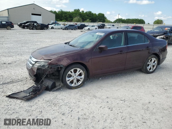2012 Ford Fusion SE z VIN 3FAHP0HA6CR367698, wystawiony jako Copart lot #54839665 z przebiegiem 58 798 mil mil oraz Szkoda całkowita • Salvage title. Historia ofert i sprzedaży dostępna na DreamBid. Obrazek 1.
