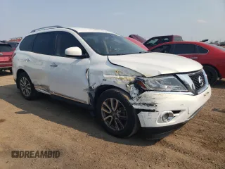 2014 Nissan Pathfinder S with VIN 5N1AR2MM2EC659072, listed as a Copart auction lot 60507775 with 189,292 mi miles and Salvage title. Bid and sale history available at DreamBid. Image 4.
