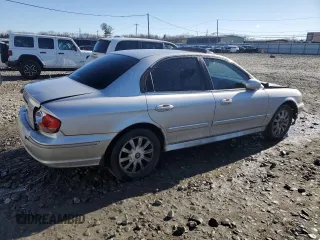2005 Hyundai Sonata GLS with VIN KMHWF35H25A210105, listed as a Copart auction lot 47870105 with 143,002 mi miles and Salvage Title. Bid and sale history available at carsss.com. Image 3.
