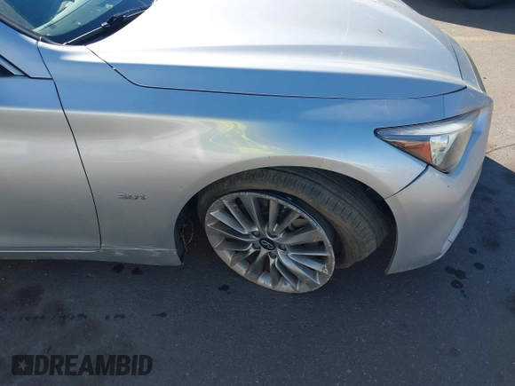 2020 Infiniti Q50 Premium with VIN JN1EV7AR6LM252414, listed as a IAAI auction lot 40101180 with 82,173 mi miles and . Bid and sale history available at DreamBid. Image 17.