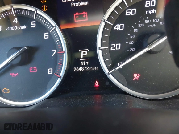2014 Acura MDX with VIN 5FRYD3H22EB007473, listed as a IAAI auction lot 41269602 with 264,872 mi miles. Bid and sale history available at carsss.com. Image 14.