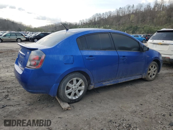 2010 Nissan Sentra S with VIN 3N1AB6APXAL668473, listed as a Copart auction lot 51509905 with Not Provided miles and Salvage Title. Bid and sale history available at carsss.com. Image 3.