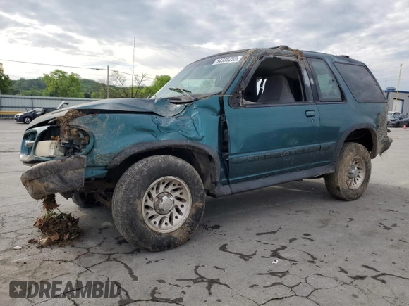 1998 Ford Explorer Sport with VIN 1FMYU22X7WUB73136, listed as a Copart auction lot 54338255 with 197,323 mi miles and Salvage title. Bid and sale history available at DreamBid. Image 1.