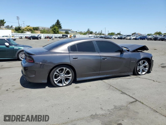 2021 Dodge Charger R/T with VIN 2C3CDXCT4MH663299, listed as a Copart auction lot 63843825 with 41,677 mi miles and Salvage title. Bid and sale history available at DreamBid. Image 3.