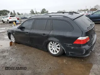 2006 BMW 5 Series 530xi with VIN WBANN73536CN00682, listed as a Copart auction lot 85373094 with 152,183 mi miles and Salvage Title. Bid and sale history available at carsss.com. Image 2.