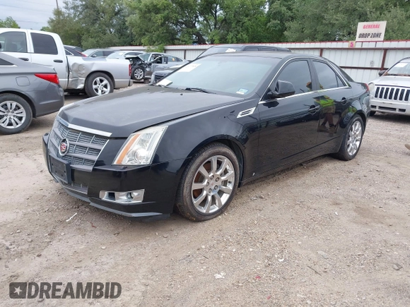 2009 Cadillac CTS RWD w/1SB with VIN 1G6DV57V390109182, listed as a IAAI auction lot 42177968 with Not Provided miles. Bid and sale history available at carsss.com. Image 2.