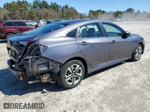 2016 Honda Civic Sedan LX with VIN 19XFC2F56GE205291, listed as a Copart auction lot 52288285 with 120,538 mi miles and Salvage Title. Bid and sale history available at carsss.com. Image 3.