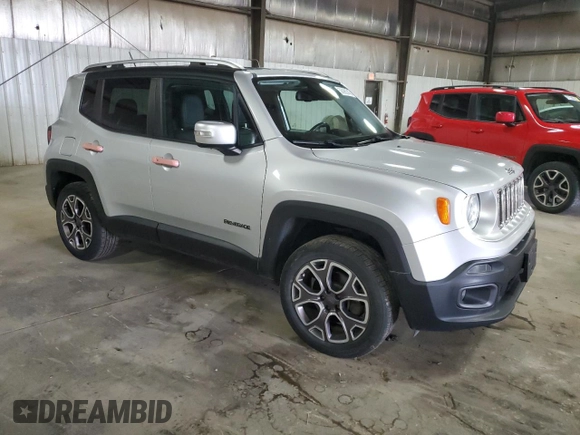 2015 Jeep Renegade Limited z VIN ZACCJBDT2FPB28527, wystawiony jako Copart lot #56990745 z przebiegiem 135 726 mil mil oraz Szkoda całkowita • Salvage title. Historia ofert i sprzedaży dostępna na DreamBid. Obrazek 4.