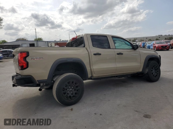 2023 Chevrolet Colorado 4WD Trail Boss with VIN 1GCPTEEK7P1170969, listed as a Copart auction lot 47536565 with 21,126 mi miles and Salvage Title. Bid and sale history available at carsss.com. Image 3.