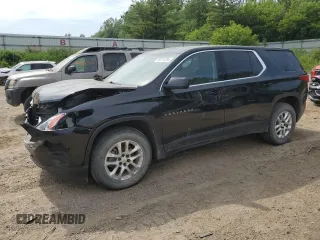 2019 Chevrolet Traverse LS with VIN 1GNERFKW7KJ315897, listed as a Copart auction lot 59715784 with 102,830 mi miles and Salvage Title. Bid and sale history available at carsss.com. Image 1.