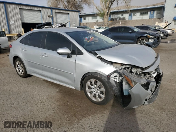 2020 Toyota Corolla LE with VIN 5YFEPRAE7LP033491, listed as a Copart auction lot 51598275 with 56,011 mi miles and Salvage Title. Bid and sale history available at carsss.com. Image 4.