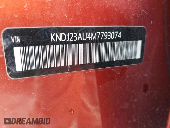 2021 Kia Soul LX with VIN KNDJ23AU4M7793074, listed as a Copart auction lot 48712275 with 64,483 mi miles and Salvage Title. Bid and sale history available at carsss.com. Image 12.