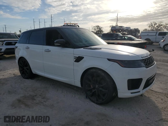 2022 Land Rover Range Rover Sport HST with VIN SALWS2RUXNA234887, listed as a Copart auction lot 76904394 with 0 mi miles and Non Repairable. Bid and sale history available at carsss.com. Image 4.