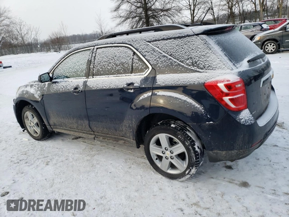2016 Chevrolet Equinox LT with VIN 2GNFLFEK6G6175831, listed as a Copart auction lot 45569385 with 110,133 mi miles and Salvage Title. Bid and sale history available at DreamBid. Image 2.