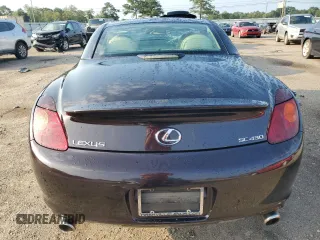 2002 Lexus SC with VIN JTHFN48YX20032906, listed as a Copart auction lot 65420494 with 129,152 mi miles and Salvage Title. Bid and sale history available at carsss.com. Image 6.