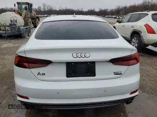 2018 Audi A5 Sportback Premium Plus with VIN WAUENCF54JA011636, listed as a Copart auction lot 39844873 with 98,266 mi miles. Bid and sale history available at carsss.com. Image 6.