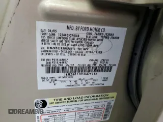 2005 Ford Freestyle SE with VIN 1FMZK01195GA75914, listed as a Copart auction lot 62560335 with Not provided miles and Salvage title. Bid and sale history available at DreamBid. Image 14.