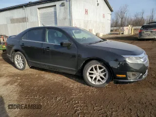 2012 Ford Fusion SEL with VIN 3FAHP0JA6CR136441, listed as a Copart auction lot 48912005 with 82,442 mi miles and Clean Title. Bid and sale history available at carsss.com. Image 4.