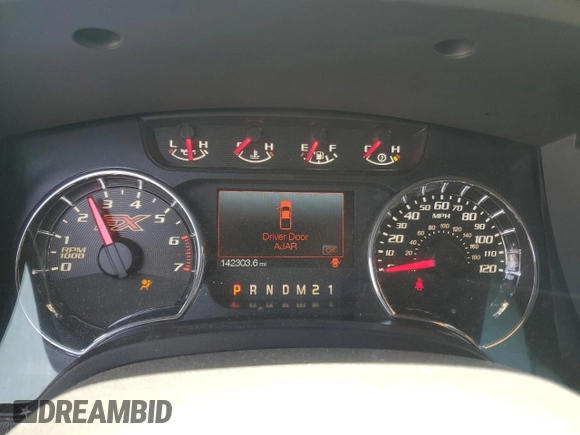2014 Ford F-150 XL with VIN 1FTFW1CF1EKG32922, listed as a Copart auction lot 61793425 with 142,303 mi miles and Salvage title. Bid and sale history available at DreamBid. Image 9.