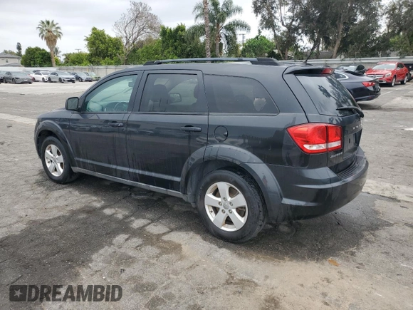 2013 Dodge Journey SE z VIN 3C4PDCAB7DT597063, wystawiony jako Copart lot #55896734 z przebiegiem 140 847 mil mil oraz Czysty tytuł • Clean title. Historia ofert i sprzedaży dostępna na DreamBid. Obrazek 2.