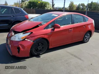2015 Toyota Prius Four with VIN JTDKN3DU6F1919366, listed as a Copart auction lot 66234195 with 216,464 mi miles and Salvage title. Bid and sale history available at DreamBid. Image 1.