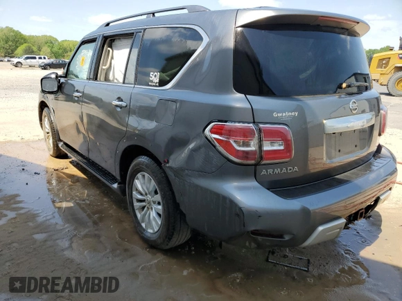 2017 Nissan Armada SV with VIN JN8AY2ND7H9006359, listed as a Copart auction lot 52451075 with 163,639 mi miles and Clean Title. Bid and sale history available at carsss.com. Image 2.
