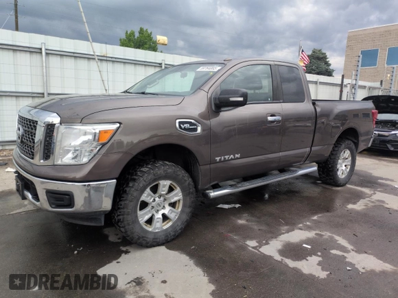 2017 Nissan Titan S z VIN 1N6AA1CJ2HN553031, wystawiony jako Copart lot #59764065 z przebiegiem 148 012 mil mil oraz Szkoda całkowita • Salvage title. Historia ofert i sprzedaży dostępna na DreamBid. Obrazek 1.