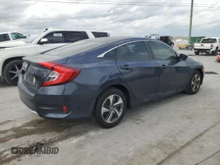 2021 Honda Civic Sedan LX with VIN 2HGFC2F62MH554717, listed as a Copart auction lot 51689805 with 72,739 mi miles and Non Repairable. Bid and sale history available at carsss.com. Image 3.