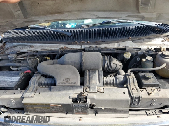 1998 Ford Econoline Cargo with VIN 1FDRE1429WHB71880, listed as a Copart auction lot 46426475 with 218,303 mi miles and Salvage Title. Bid and sale history available at DreamBid. Image 11.