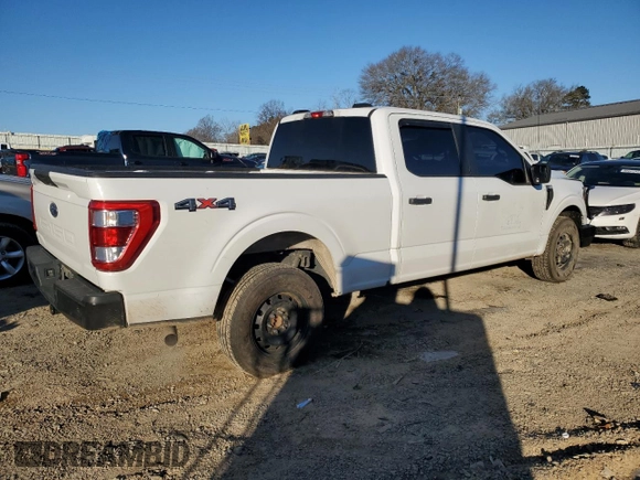 2021 Ford F-150 XL with VIN 1FTFW1E53MFA02704, listed as a Copart auction lot 87911895 with 137,651 mi miles and Salvage Title. Bid and sale history available at carsss.com. Image 3.