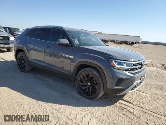 2022 Volkswagen Atlas SE with VIN 1V2JC2CA4NC222945, listed as a Copart auction lot 75046524 with 71,545 mi miles and Clean title. Bid and sale history available at DreamBid. Image 4.