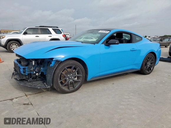 2024 Ford Mustang EcoBoost with VIN 1FA6P8TH9R5112694, listed as a Copart auction lot 59167655 with 21,547 mi miles and Salvage title. Bid and sale history available at DreamBid. Image 1.