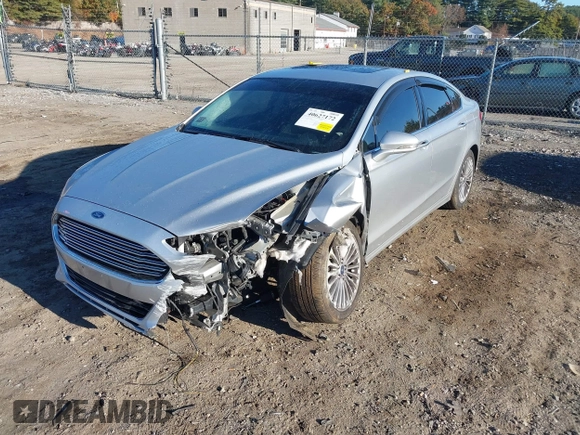 2016 Ford Fusion Titanium with VIN 3FA6P0K9XGR100723, listed as a IAAI auction lot 40627172 with 1 mi miles. Bid and sale history available at carsss.com. Image 2.