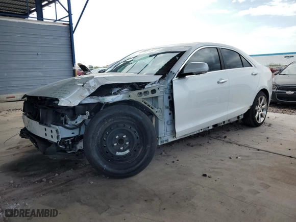 2016 Cadillac ATS Sedan Luxury Collection RWD with VIN 1G6AB5RS9G0114673, listed as a Copart auction lot 64083124 with 51,847 mi miles and Salvage Title. Bid and sale history available at carsss.com. Image 1.