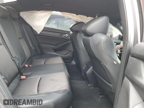 2018 Honda Accord Sedan Sport 1.5T with VIN 1HGCV1F3XJA195186, listed as a Copart auction lot 61652694 with 0 mi miles and Non Repairable. Bid and sale history available at carsss.com. Image 10.