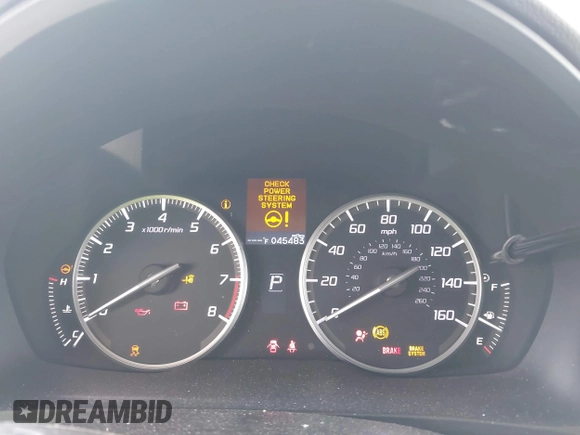 2016 Acura ILX with VIN 19UDE2F32GA014763, listed as a IAAI auction lot 42186580 with 45,483 mi miles and . Bid and sale history available at DreamBid. Image 7.