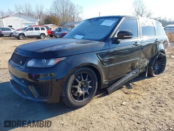 2016 Land Rover Range Rover Sport SVR with VIN SALWZ2EFXGA589337, listed as a IAAI auction lot 41395075 with 71,364 mi miles and . Bid and sale history available at DreamBid. Image 23.