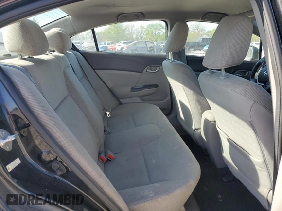 2012 Honda Civic LX with VIN 2HGFB2F56CH588345, listed as a Copart auction lot 54168335 with 149,901 mi miles and Salvage Title. Bid and sale history available at DreamBid. Image 10.